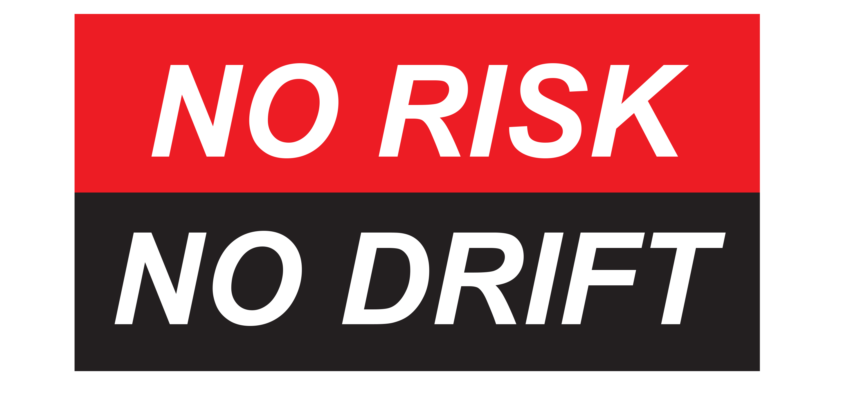 NO RISK NO DRIFT Logo